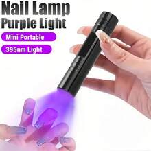 1pc Violet Light Detection Multi-Function Flashlight, Mini Portable Alloy Body, Waterproof Design, For Authentication & Fluorescence Detection