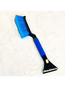 1pc Durable Plastic Car Snow Brush And Ice Shovel - Essential Exterior Accessories For Driving, Car Snow Shovel, Car Windshield Ice Shovel, Winter Car Accessories, Retractable Car Snow Brush, Car Snow Removal Brush Suitable For Most Cars/SUV, Trucks, And Other Vehicles. - A - View 2