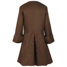 Herr Cosplay-kläder - Kaffebrun - Visa 4