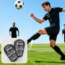 1 par de espinilleras de entrenamiento de fútbol mini, almohadillas de entrenamiento para partidos - reutilizables, cómodas de usar, duraderas - Multicolor - Ver 5