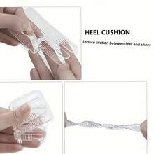2 Pairs  Heel Grip Straps For Shoes, Non-Slip Sandal Inserts, Designed For Women, Transparent, Durable, Wear-Resistant, And Discreet. - 2 Pairs[4pcs] - View 7