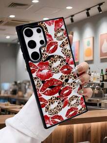Leopard Print Red Lip Pattern Protective Magnetic Phone Cover Fashion Forward Statement Y2K Aesthetic Wild Style Daily Accessory Compatible With Iphone 17 Pro Max 17pro 17Air 17 16 15 14 13 12 11 X XS XSMAX Plus Pro ProMax S25Ultra S25 S24 S23FE S22 Plus FE Case - 1 cái - Xem 10