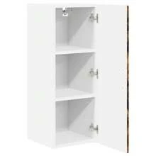 vidaXL Armadio da Cucina con Porte 2 pz Chêne Fumé 30 x 31 x 80 cm - Castano - Visualizzare 5