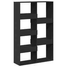 Bibliothèque vidaXL noire 100x33x155,5 cm, fabrication en bois - Noir - Voir 2