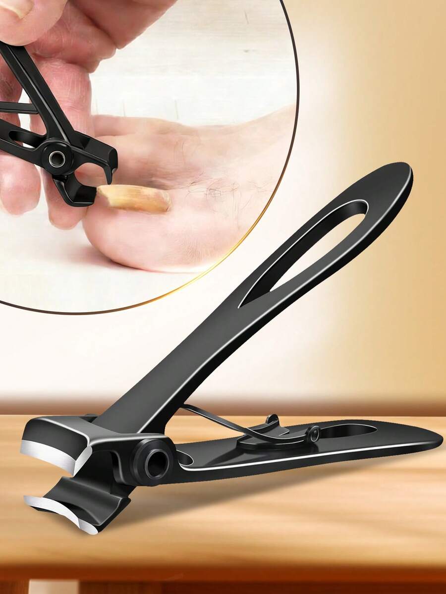 ANDVICTORY 1/2/4pcs 15mm Wide Nail Clippers, Suitable For Thick Nails, Can Be Used For Ingrown Nail Trimming, Stainless Steel Material - Multicolor - View 1