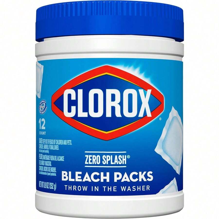 Clorox Control Bleach Packs Regular Laundry Packs, 12 Count - 12個裝(1包) - 查看 1