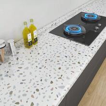 ucdfi 1卷厨房防油耐热自粘墙纸，家居装饰，适用于客厅、浴室，防水炉灶墙面大理石瓷砖贴纸 - 彩色 - 查看 39