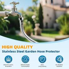 1根银色厨房水龙头延长管可自由弯曲和安装，易于承受高温 - 彩色 - 查看 9