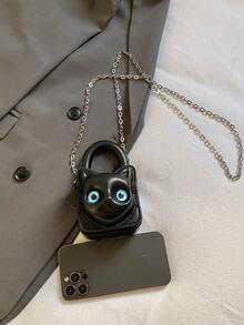 New 3D Stereoscopic Cat Bag, Cute Earphone Case, Mini Punk Style Handbag, Coin Purse, Evening Clutch - Cat Bag - View 12