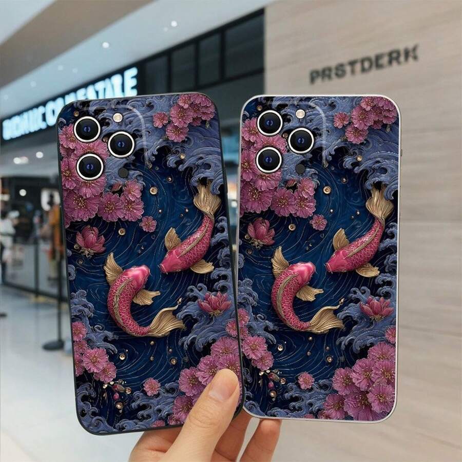 Fashionable and trendy phone case. Unique Japanese-style pattern. Compatible with iPhone 17 Pro Max/Pro/Air, 16, 16 Plus, 15, 14 Pro Max, 13, 12, 11, and Plus models. Matte texture, smooth to the touch, offering drop protection, scratch resistance, and camera lens protection. Provides all-around protection for your phone. A perfect gift choice. - 1(42)-ブラックOGILJJ - チェックする 1