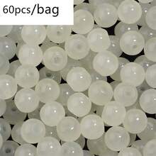 60pcs/Pack 8mm Glass Round Beads With Super Many Colors To Choose From, Handmade Necklace Bracelet Jewelry Making Accessories - Monochrome Glass Beads - View 14