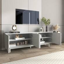 Television Stands & Entertainment Centers - White - View 4