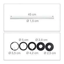 Parasol Ground Anchor Screw-In Adaptor 25-55 Mm Umbrella Holder Screw-In Spike Galvanized Steel Silver - Silver - View 5