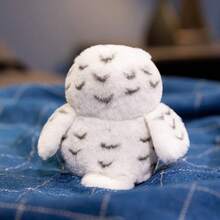 Realistic Plush Snowy Owl Doll, Fun Big-Eyed Owl Plush Toy, Clock Owl Plush Toy, Bedroom Decoration, Educational Children's Pillow, Soft Short Plush Doll, Gift For Boys And Girls, Children's Day, Valentine's Day, Easter Gift. - Multicolor - View 8