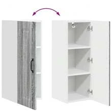 vidaXL Armário de cozinha Kalmar Gris Sonoma 30 x 31 x 80 cm - Cinza - Ver 11