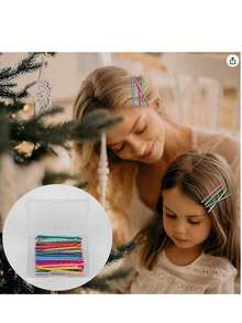 AIEX Kit de 50 horquillas para el pelo, de sujeción segura, horquillas para el pelo, para mujeres y niñas y peluquería (multicolor) - Multicolor - Ver 6