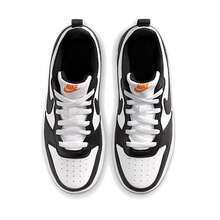 Nike 青年男女通用 COURT BOROUGH 菠萝休闲运动鞋 - 黑與白 - 查看 7