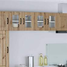 vidaXL Armario de cocina 2 piezas Chêne artesanal 60 x 31 x 40 cm - Marrón - Ver 1