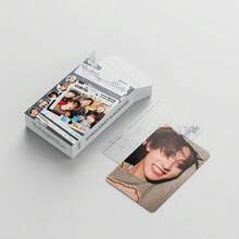 55张Keonho Seonghyeon C O R T I S LOMO卡片，2026年节日问候“意外邂逅”主题应援小卡，高清印刷Kpop男团偶像收藏品，粉丝应援周边，限量版专辑周边，DIY剪贴簿装饰，创意生日节日情人节礼物（2026年） - 彩色 - 查看 2