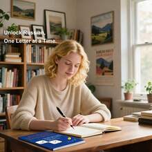 Russian Alphabet & Numbers Tracing Workbook: "Прописи" | Learn Cyrillic Letters, Numbers | 32-Page Beginner Practice Book