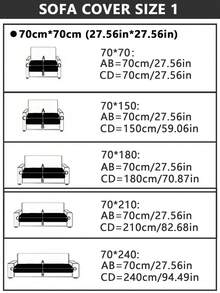 1件波西米亚风沙发垫套，加厚防滑，适用于客厅、卧室、户外沙发，防宠物污渍，四季皆宜，适合L型单人沙发、贵妃椅以及1/2/3/4人沙发，春夏家居装饰新选择。 - 藍色 - 查看 2