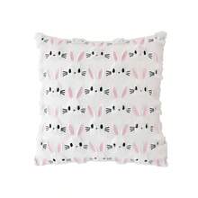 Easter Throw Pillow Covers Cute Plush Rabbit Embroidery Cushion Cases For Party Decorations - Multicolor - View 7
