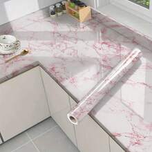 ucdfi 1卷厨房防油耐热自粘墙纸，家居装饰，适用于客厅、浴室，防水炉灶墙面大理石瓷砖贴纸 - 彩色 - 查看 57