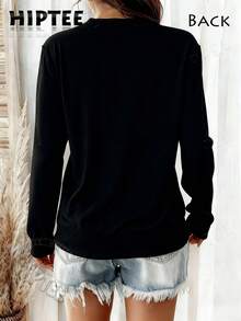 Oakland  Vintage Sweatshirts - 280g Cozy Cotton Blend Base Layer, 90s Football Sweater Sportwear, Casual Round Neck Long Sleeve Warm Pullover Tops For Spring / Fall / Winter, Gifts For Football Fan-Unisex Women & Men's Campus Daily Wear - 黑色 - 查看 3