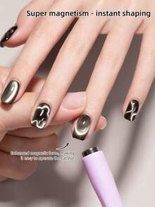 Multi-Function 4-In-1 Magnetic Glass Bead Cat Eye Nail Polish Glue Specialized Powerful Magnet Tool Translation