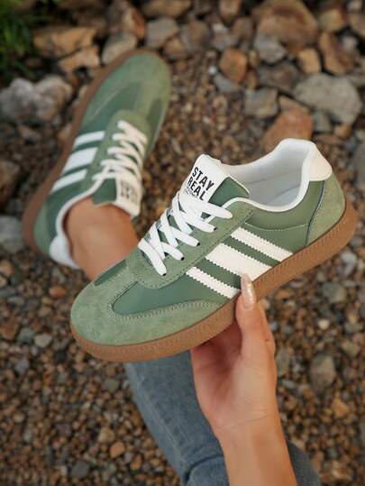 Women's Casual Versatile Leopard Print Sneakers, Fashionable Eye-Catching Comfortable Durable Rubber Soft Sole Sports Shoes, Breathable Lightweight Patchwork Athletic Shoes