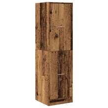 vidaXL Armadio da farmacia in legno antico 40x41x144,5 cm in legno ingegnerizzato - Castano - Visualizzare 3