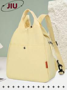 多隔层防盗尼龙双肩包，女士钱包，多功能时尚日用包，多口袋轻便旅行包，大容量简约书包，便捷书包，适合学生、护士、教师、商务人士、旅行度假、商务出行、日常通勤、购物、办公、约会、徒步、训练、工作、生日礼物、节日礼物、背包 - 彩色 - 查看 15