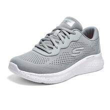 Skechers 新款女子輕盈透氣運動休閒 - 灰色 - 查看 3