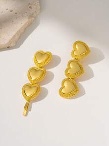 Herseygold 1pc Middle Eastern Arabic Bridal Jewelry Totem Hairclip, Holiday Hair Accessory, Daily Wear, Friend Gift - Gold - View 1