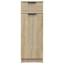 vidaXL Armario de salón de baño marrón sonoma 32x33,5x90 cm - Marrón - Ver 6