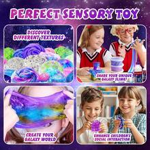 6+ Years Old Children DIY Slime Kit With Multiple Shapes, Fun Handmade, Stress-Relieving Squeezable Crystal Slime Toy, Non-Sticky, Stretchable, Suitable For Boys And Girls, Children's Craft And Sensory Toy, Birthday Gift, Holiday Gift, Party Gift - Multicolor - View 5