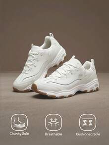 Skechers D'LITES Series Lightweight Shock Absorbing Casual Outdoor/Travel Men's Shoes 52675-OFWT - Milky - View 1