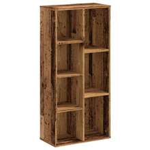 vidaXL Bibliothèque vieux bois 50x25x105 cm bois d'ingénierie - Tabac - Voir 2