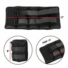 10-Pound Pair Adjustable Wrist/Ankle Weights – 20 Lb Total | Portable Fitness Accessory - 20磅 - 查看 6