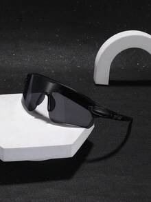 1副男士运动护目镜，轻巧镜框，佩戴无压迫感，适合户外骑行，带眼镜盒 - 彩色 - 查看 10