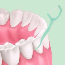 1 Pack Portable White Teeth Whitening Strips + 1 Box Dental Floss, Teeth Cleaning For Travel, Outdoor Camping, Oral Hygiene Care, Elastic Teeth Whitening Strips - Multicolor - View 8