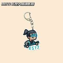 MBTI 16 Personality Type Keychain, Cute Cartoon Pendant, Creative Gift For Students, Toys, Gifts, Birthday, Christmas - Multicolor - View 24