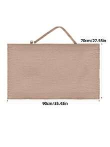 1pc Nursing Cover Scarf, Breastfeeding Apron, Stroller Canopy, Lightweight Breathable Shawl, Multifunctional Outdoor Nursing Cover, 360° Full Coverage, With Mesh Layer, Coffee/Beige Color - Brown No. 1 - View 4