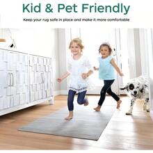 Almohadilla antideslizante para alfombra de 2.5 x 13 pies, almohadillas para orejas extra gruesas para alfombras de rea y suelos de madera dura, mantiene tus alfombras seguras y en su - 26x13 rectangular - Ver 7