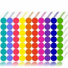 1400 PCS Colored Dot Stickers Round Color Coding Labels Classroom Must Haves, Circle Dots Labels Price Stickers Polka Circle Dot Stickers Label Sticker For Office, Classroom Decor, Papers Etc - 10色/1400個 - 查看 1