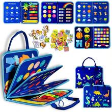 Busy Board Montessori Toys For Toddler Boy Birthday Gifts, Busy Book Sensory Toys For Toddlers, Learning Educational Toddler Travel Activities - 彩色 - 查看 1