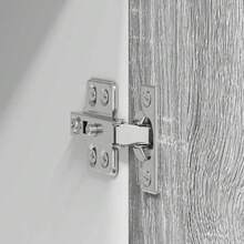 vidaXL Armario suspendido con almacenamiento gris Sonoma 60 x 31 x 100 cm - Gris - Ver 9