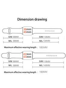 8条防水表带，兼容 38mm、40mm、41mm、42mm、44mm、45mm、46mm、49mm，男女通用；柔软硅胶运动表带，兼容 Series 10、SE、9、8、7、6、5、4、3、Ultra；时尚健身必备礼品套装 - 彩色 - 查看 6