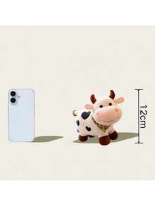 Black & White Heart Pattern Plush Cow Doll - This Adorable Plush Cow Doll Has A Soft, Fluffy Feel, Making It A Great Gift For Children, Boys And Girls, At Christmas, Easter Parties. It Is A Top Choice For Birthday And Holiday Gifts, A Wonderful Present For Friends, And A Perfect Plush Doll Collection For Animal Lovers. - Multicolor - View 2