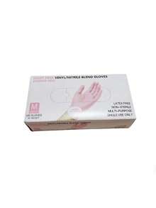 100-Ct Box 4mil Cherry Blossom Disposable Gloves Latex Free Gloves For Cleaning Nail Tattoo Hair Salon Garden Beauty Salons, Tattoo Artists, Estheticians, Hair-Dyeing, Hair-Styling, Epoxy & Resin Work Gloves, Powder-Free Great For Home, Office, And Professional Uses - Multicolor - View 9